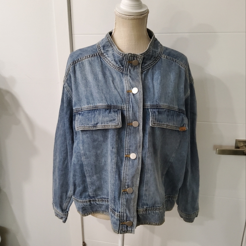 ZYIA  Crossroad Denim Jacket Size XXL - Picture 2 of 12